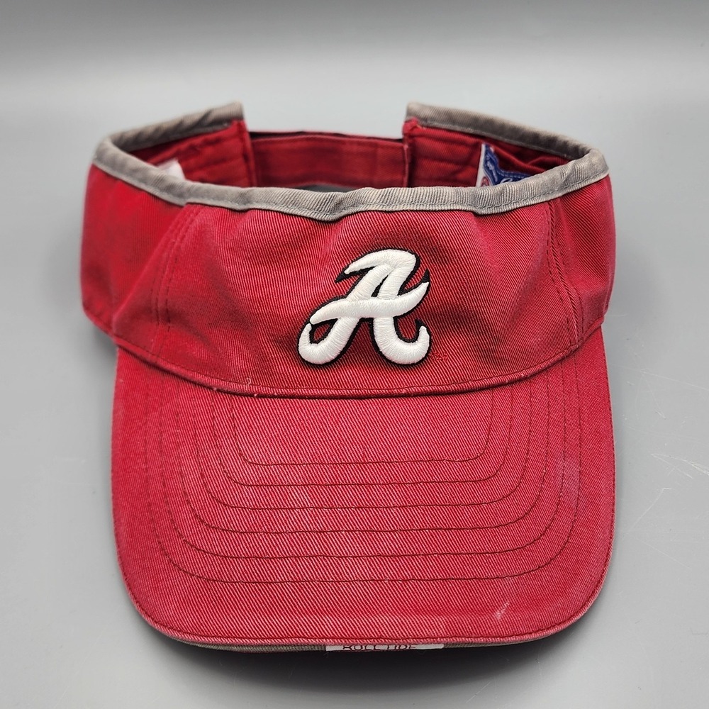 Alabama Crimson Tide Visor Hat Roll Tide Captains Collection Adjustable OSFA